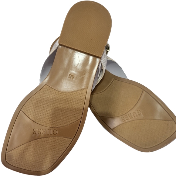 Guess Rissy Ivory Logo Sandals 5 - Picture 4 of 4